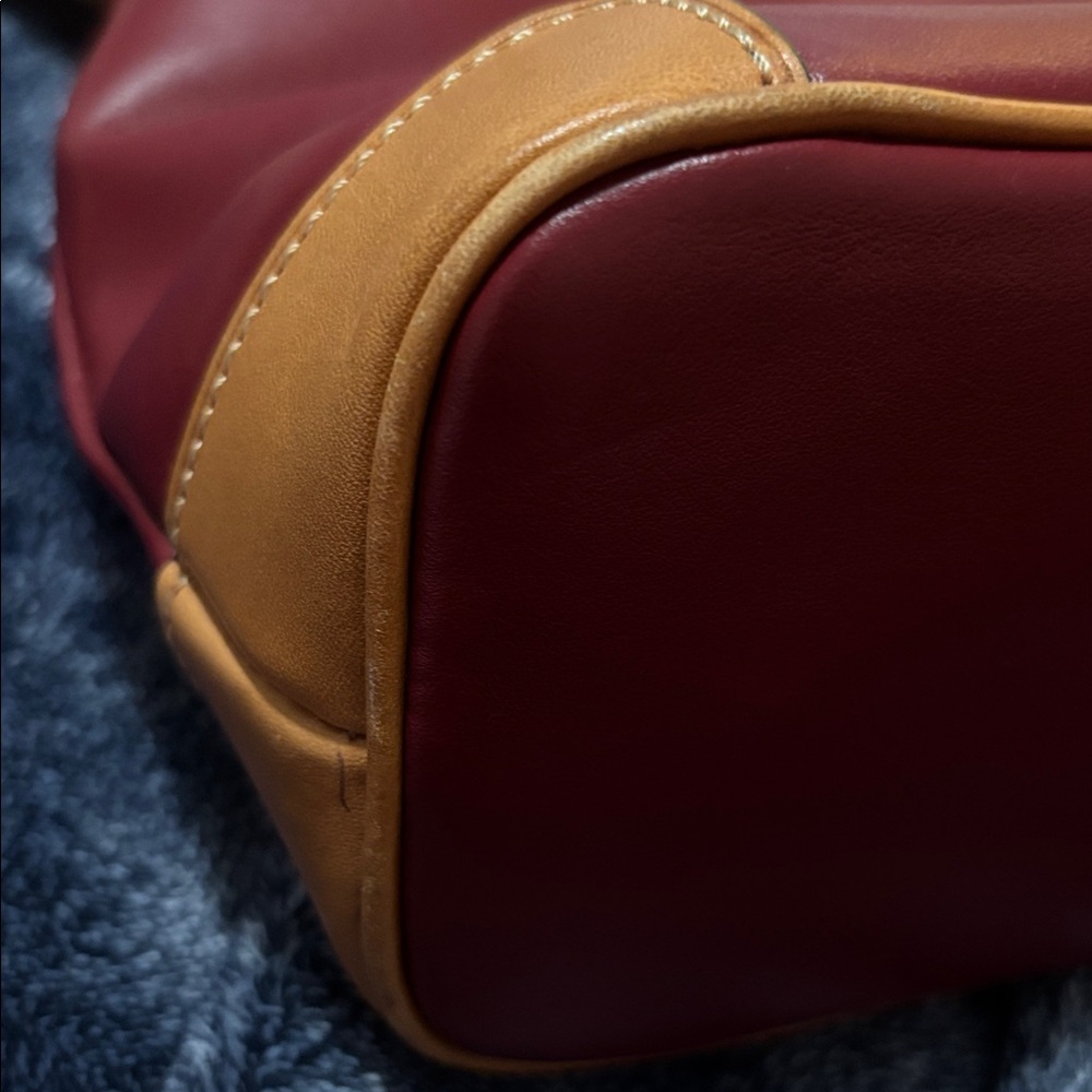 Dooney & Bourke mulberry and Tan Crossbody Bag - Picture 13 of 13